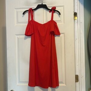 Green Envelope Cold Shoulder Tie Strap Dress Size Medium